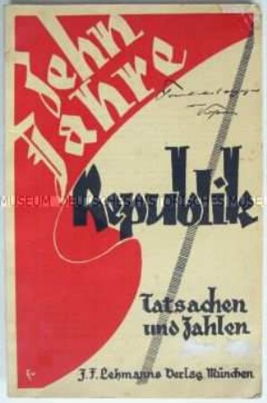 Dokumentation zur wirtschaftlichen und sozialen Lage nach 10 Jahren Weimarer Republik