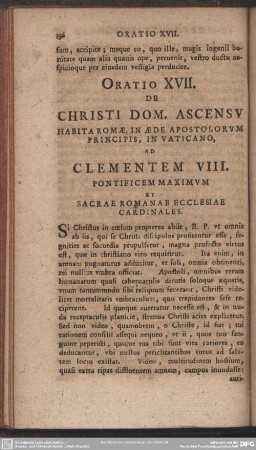 Oratio XVII. De Christi Dom. Ascensu