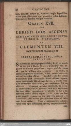Oratio XVII. De Christi Dom. Ascensu