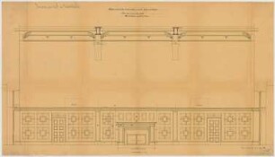 Thiersch, Friedrich von; München; Haus für Handel und Gewerbe - Börsensaal Südwand (Ansicht)