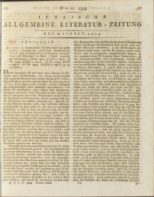 Num. 199. Den 20. Aug. 1804