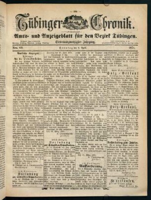 289-312, 9. April (Nro. 69) - 16. April (Nro. 73)