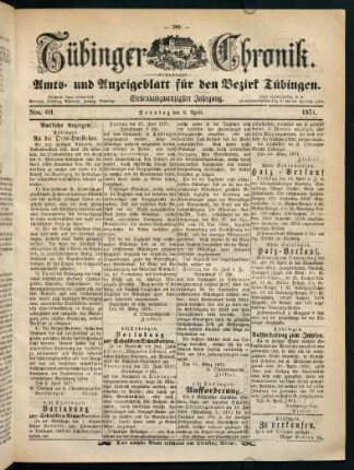 289-312, 9. April (Nro. 69) - 16. April (Nro. 73)