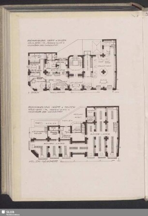Buchhandlung Gräfe & Unzer, I. Stock