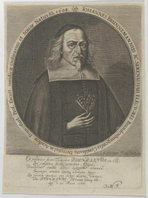 Bildnis des Iohannes Brunnemannus