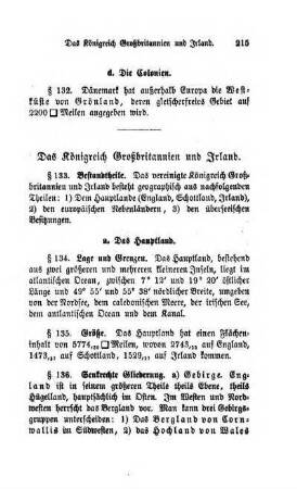 Das Königreich Großbritannien und Irland