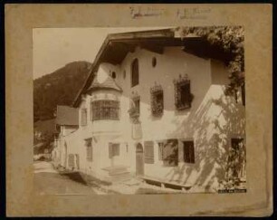 Kupferschmiedhaus, Brixlegg: Straßenfassade
