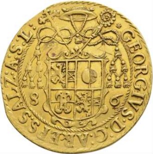 Münze, 4 Dukaten, 1586
