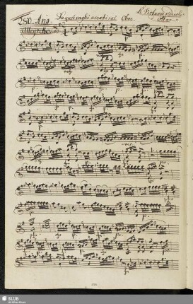 280. Aria: Da quei vaghi amati rai / Ottani, B.