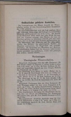 Oeffentliche gelehrte Anstalten