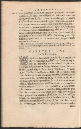 Catechesis Sexta, De Eucharistia.