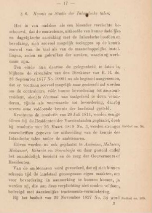 § 6. Kennis en Studie der Inlandsche talen