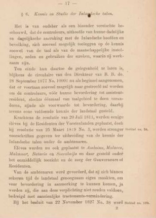 § 6. Kennis en Studie der Inlandsche talen