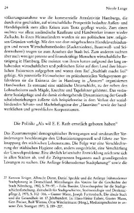 Die Politik: "Als will E.E. Rath ernstlich geboten haben"
