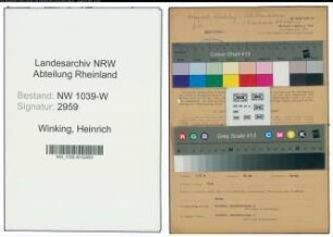 Entnazifizierung Heinrich Winking , geb. 15.03.1903 (Schuhmacher)