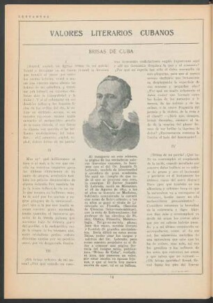 Valores literarios cubanos - Brisas de Cuba
