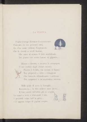 La statua.
