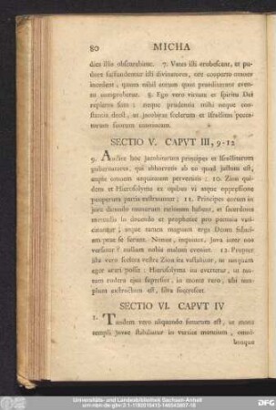 Sectio VI. Caput IV