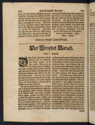 664-696, Der Prophet Baruch