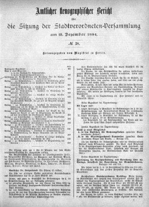 No 38, 13. Dezember 1894