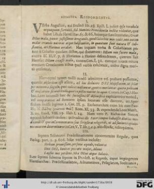 Epimetra Respondentis.