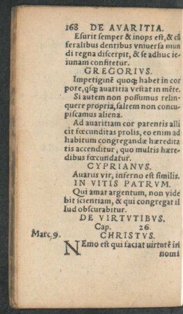 De Virtutibus. Cap. 26.