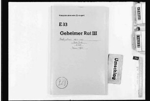 Innere Verwaltung - Sicherheitspolizei: Presspolizei