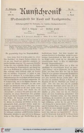 Heft 28 (19. April 1888)