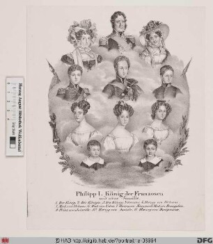 Bildnis Louis Philippe (d'Orléans), König der Franzosen (reg. 1830-48)