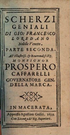 Scherzi Geniali, 2
