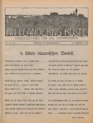 61.1918: An Flanderns Küste