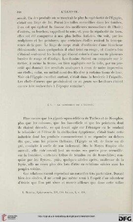§ 5: Le commerce de l’Égypte