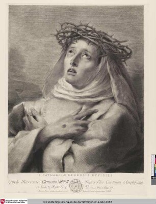 S. Catharinae Senensis Effigies