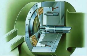Schemazeichnung: Traktor, Maschinenelement, Bremssystem, Hydraulik