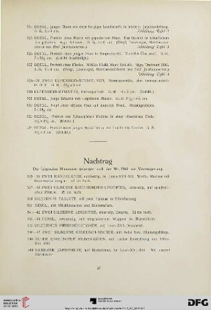 Nachtrag (Nr. 535-549)