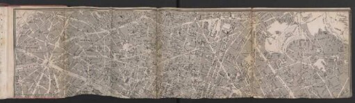 [Grosser Plan von Paris in drei Streifen, Teil 1]