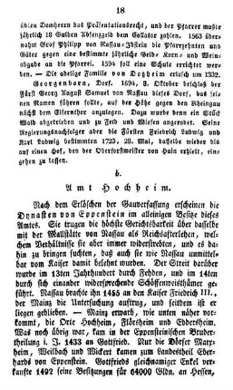 b. Amt Hochheim.