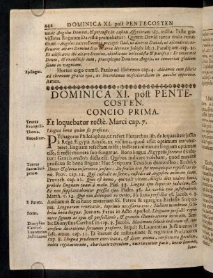 442-454, Dominica XI. post Pentecosten