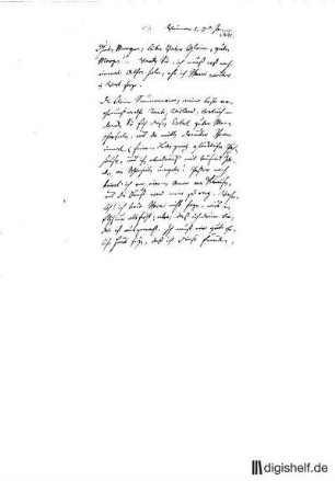 13: Brief von Ernst August Anton von Göchhausen und Luise von Göchhausen an Johann Wilhelm Ludwig Gleim