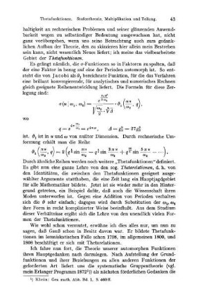 Stufentheorie, Multiplikation und Teilung.