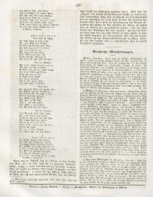 528 Kirchliche Mittheilungen
