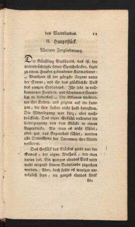 II. Hauptstück. Weitere Zergliederung.