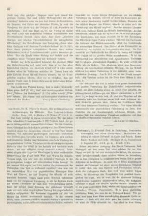 88-89 [Rezension] Niebergall, Friedrich, Weisheit und Lyrik