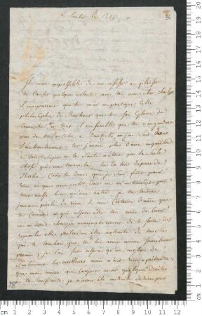 Brief von Victorine de Chamisso an Charles de Chamisso