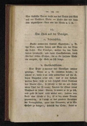 28. Der Dieb und der Betrüger.