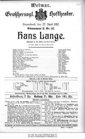 Hans Lange