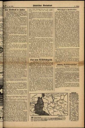 Zweite Ausgabe vom Freitag, den 14. Juli 1939.