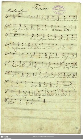 [Coro:] Tenore