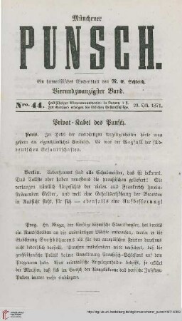 Nro. 44 (29. Oktober 1871)