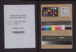 Entnazifizierung Alex Uetzels , geb. 19.11.1906 (Arbeiter)